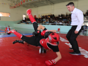 OKULLAR ARASI WUSHU ŞAMPİYONASI YAPILDI