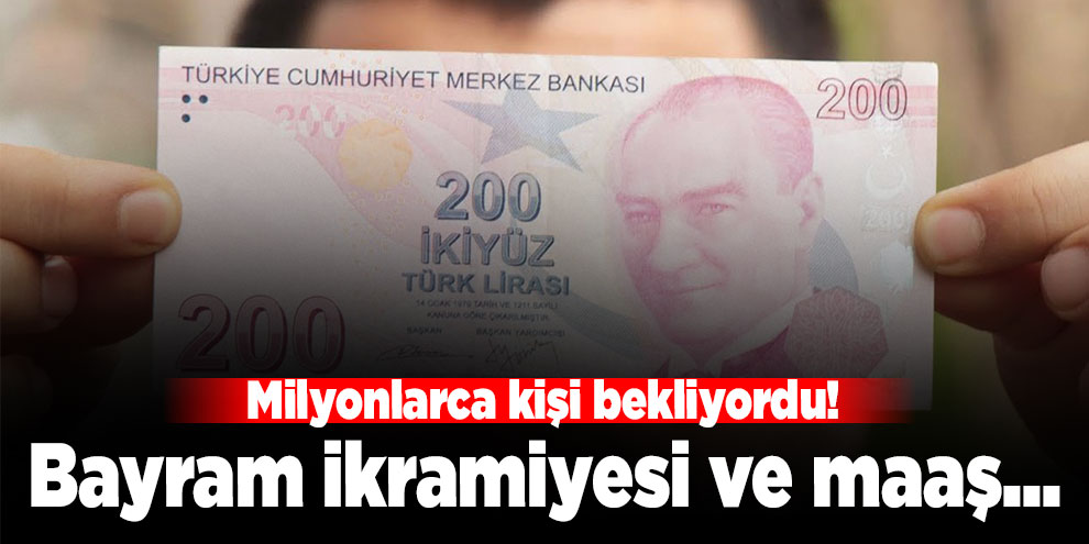 Emeklilere çifte müjde! Bayram ikramiyesi ve maaş...