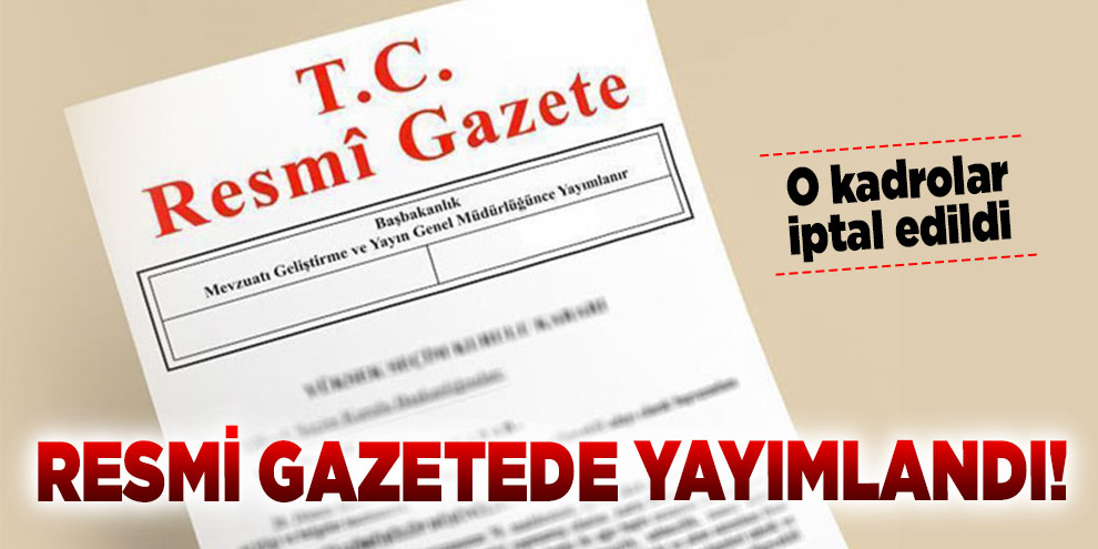 KİT'lerin dolu ve boş kadroları açıklandı