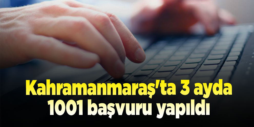 Kahramanmaraş'ta Hakem Heyetine 3 ayda 1001 başvuru yapıldı