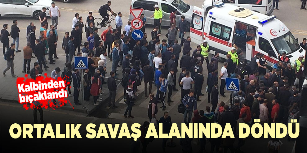 Ortalık savaş alanında döndü