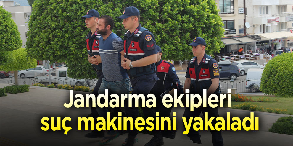 Cezaevi firarisi suç makinesi zanlı jandarmadan kaçamadı