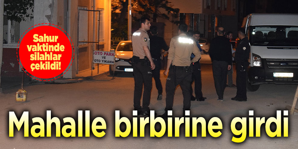 Komşular arasında silahlı kavga: 3 yaralı