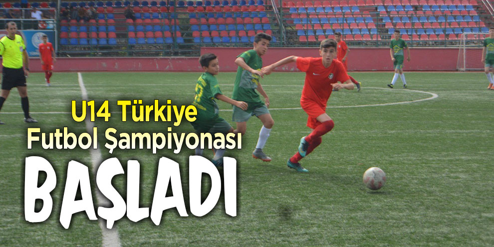 U14 Türkiye Futbol Şampiyonası başladı