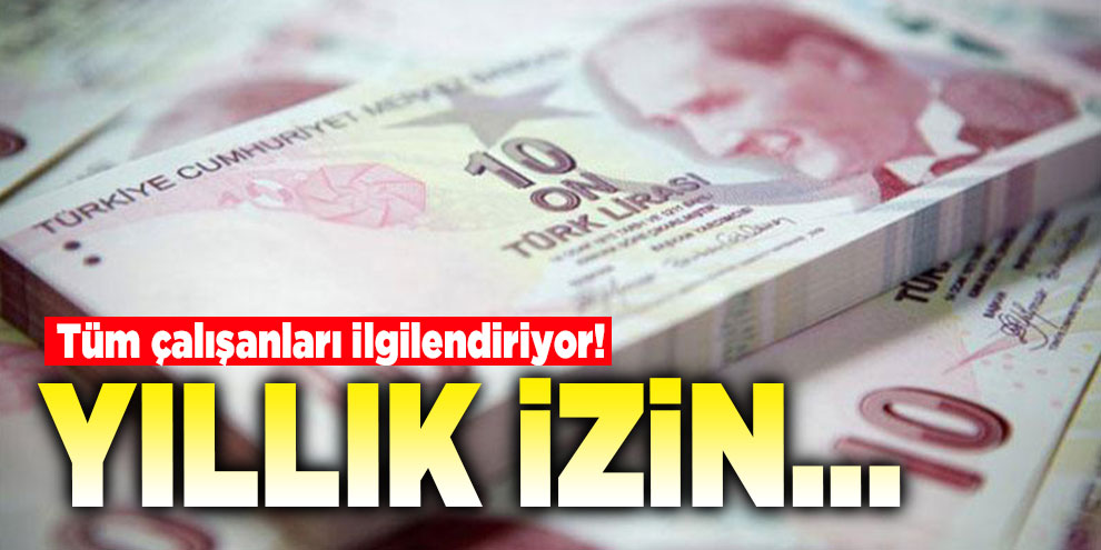 Yıllık izin yapmayan parasını alabilir mi?
