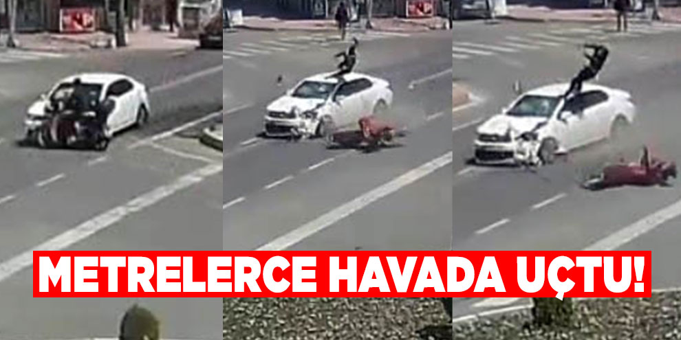 Metrelerce havada uçtu!