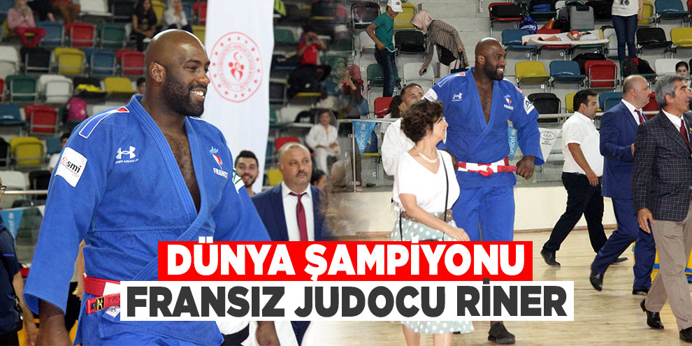 Dünya şampiyonu Fransız judocu Riner
