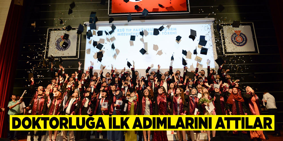 Doktorluğa ilk adımlarını attılar