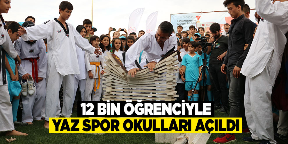 12 bin öğrenciyle yaz spor okulları açıldı