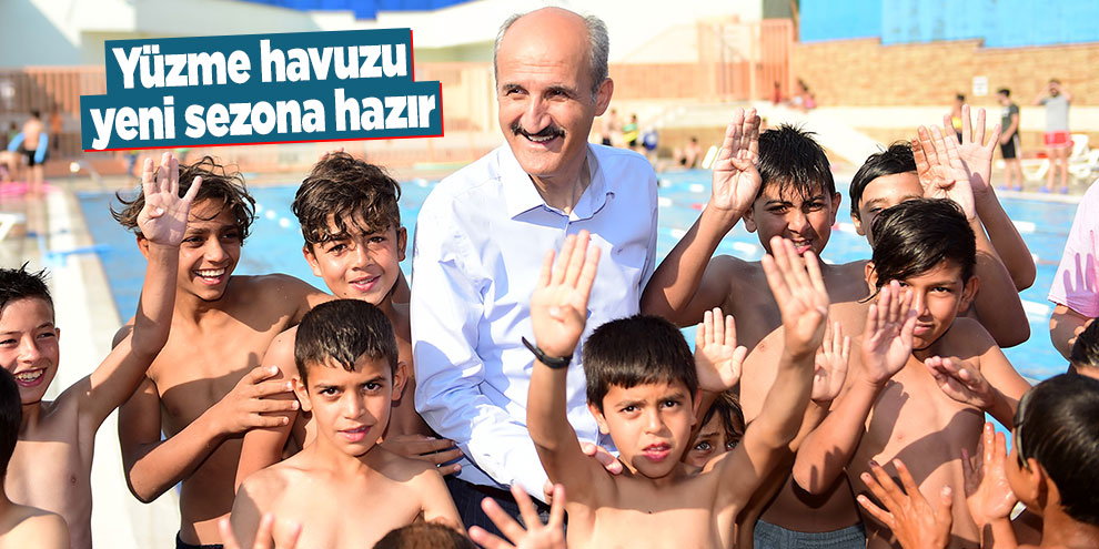 Dulkadiroğlu yüzme havuzu yeni sezona hazır