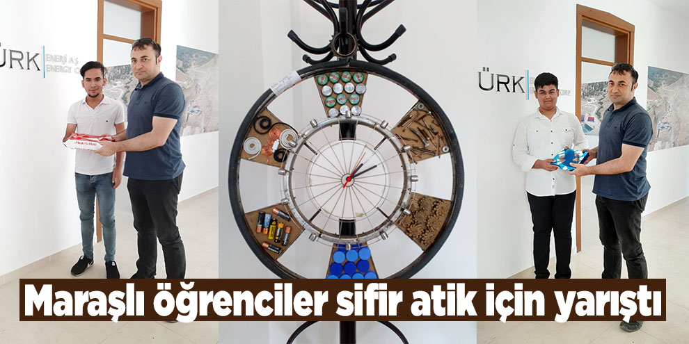 Maraşlı öğrenciler sıfır atık için yarıştı