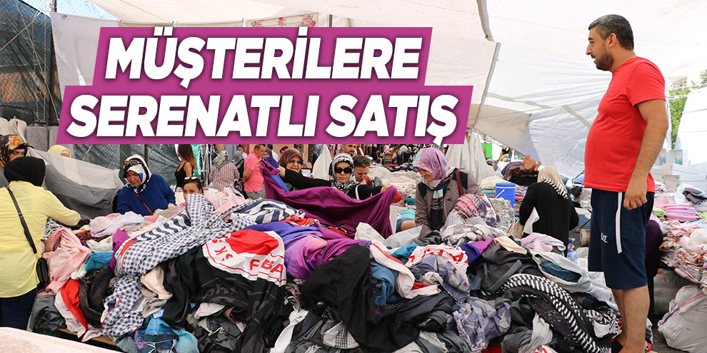 Müşterilere serenatlı satış