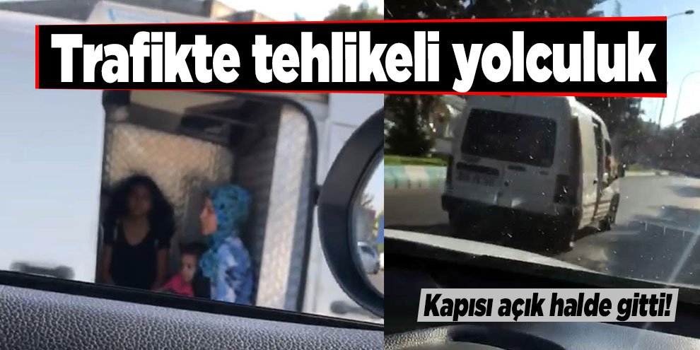 Trafikte tehlikeli yolculuk