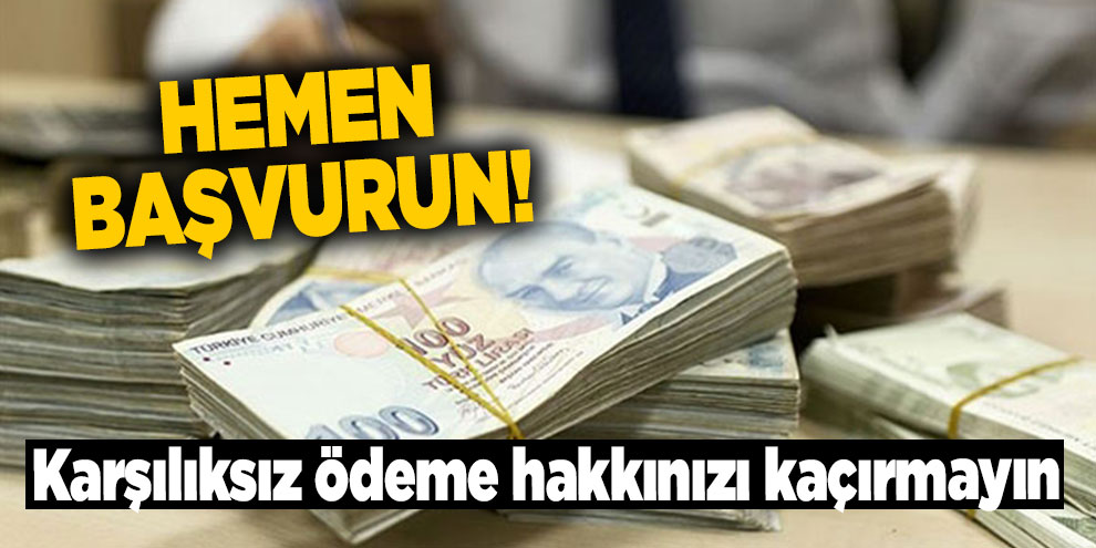 Karşılıksız ödeme hakkınızı kaçırmayın