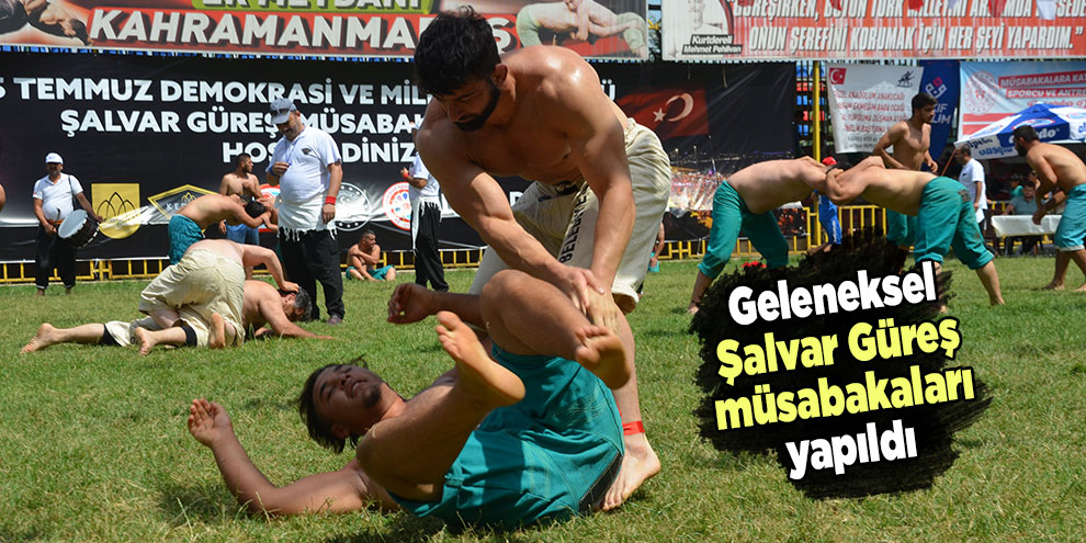 Geleneksel Şalvar Güreş müsabakaları yapıldı