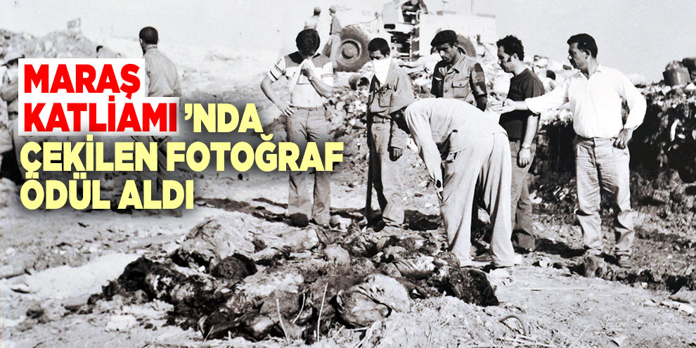 Sergide Maraş katliamı'nda çekilen kare ödül aldı