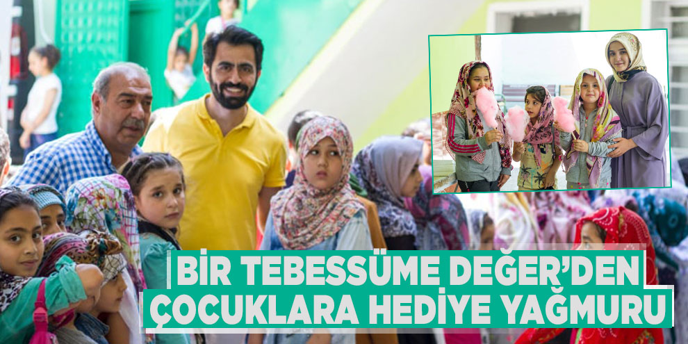 Bir Tebessüme Değer’den Çocuklara hediye yağmuru