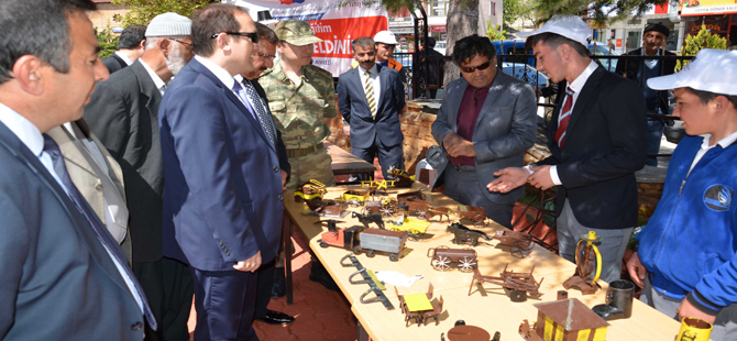 MESLEK LİSELİLERİN TASARIMLARI GÖRÜCÜYE ÇIKTI