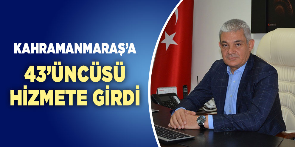 Kahramanmaraş’a 43’üncü 112 acil sağlık merkezi