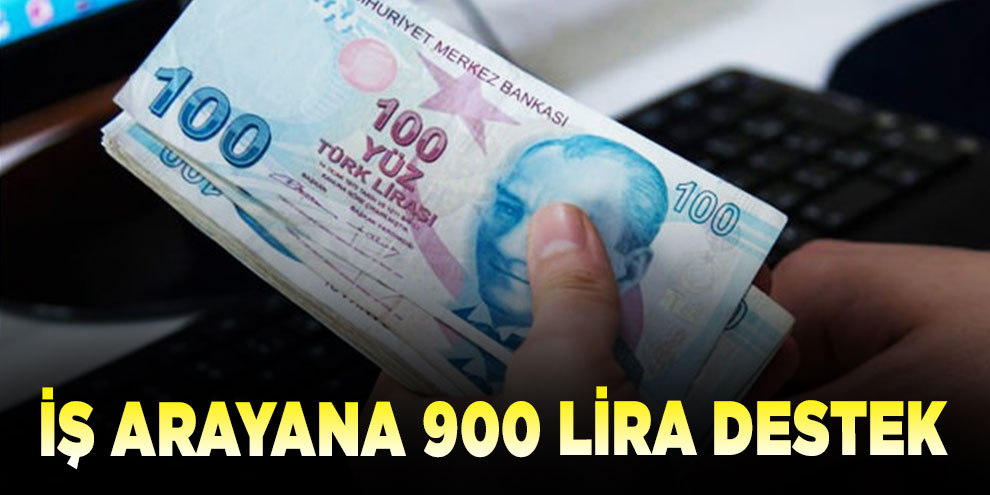 İş arayana 900 lira destek