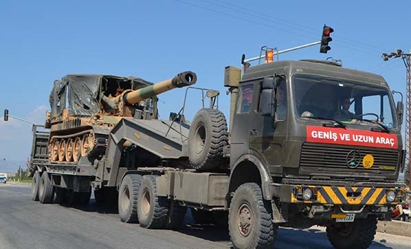 Sınıra termal kameralı tank sevkiyatı