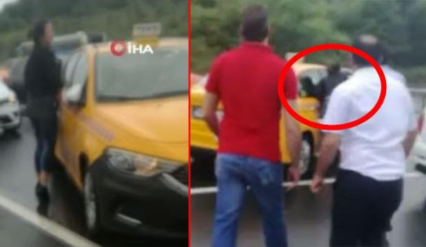 Arabadan attı, metrelerce sürükledi!