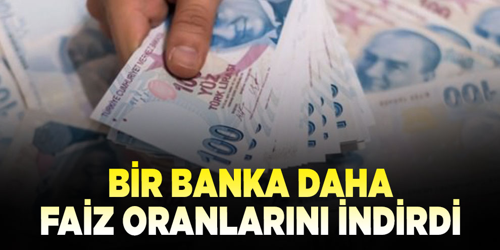 Halkbank da kredi faiz oranlarını indirdi!