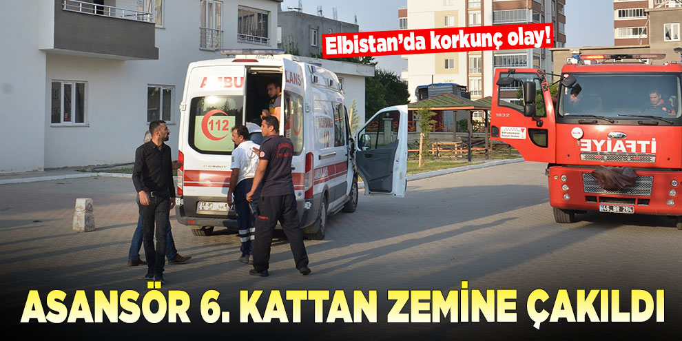 Asansör 6. kattan zemine çakıldı: 3 yaralı