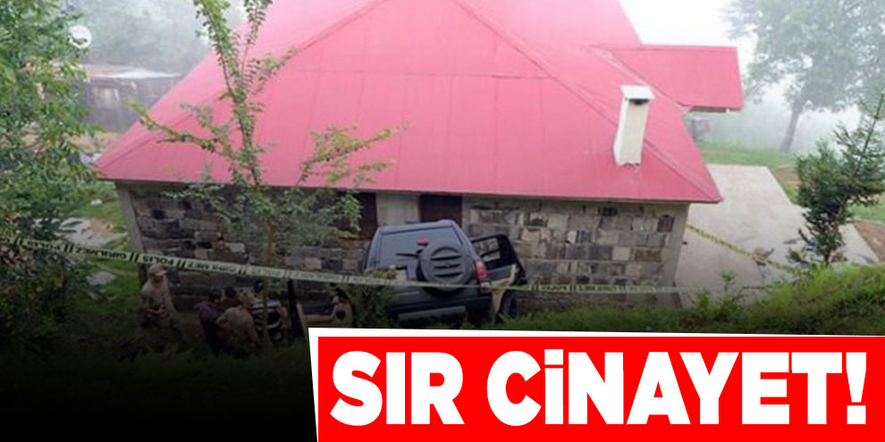 Trabzon'da sır cinayet