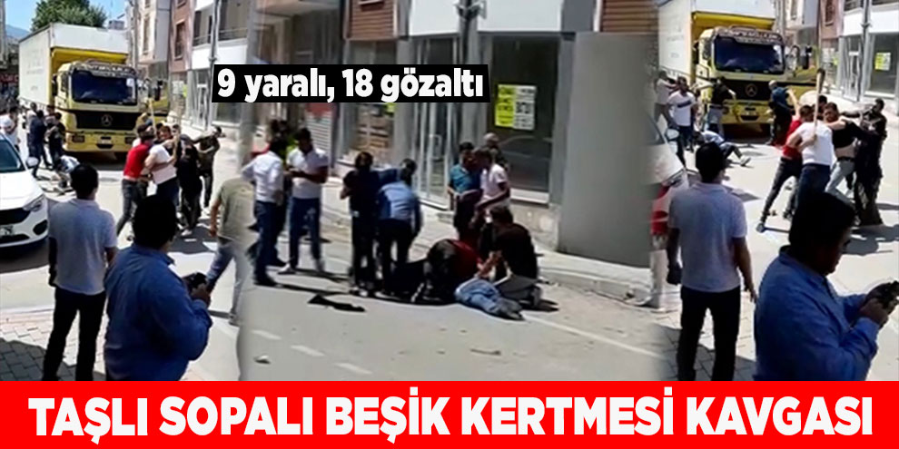 Taşlı sopalı beşik kertmesi kavgası