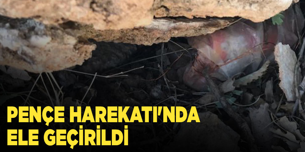 Pençe Harekatı'nda katyuşa roketi ele geçirildi