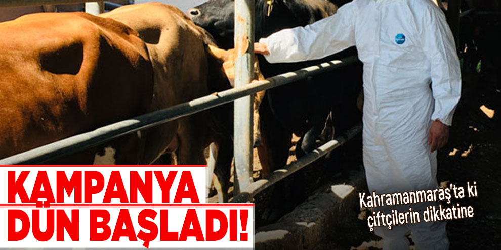 Kahramanmaraş’ta ki çiftçilerin dikkatine! Kampanya dün başladı