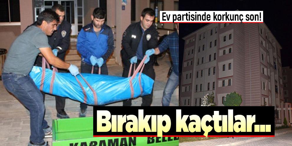 Ev partisinde korkunç son! Bırakıp kaçtılar...