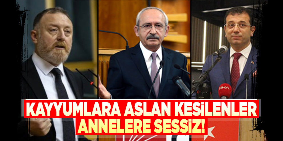 Kayyumlara aslan kesilenler annelere sessiz!
