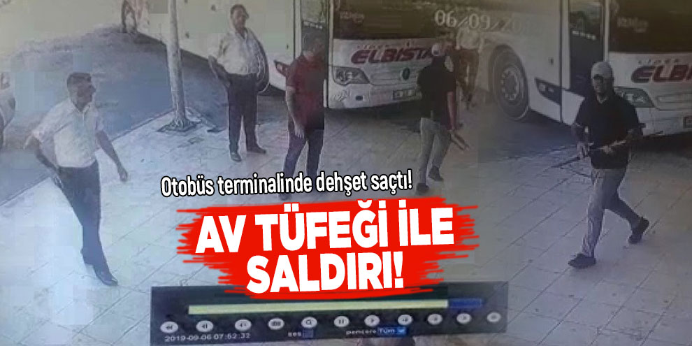 Av tüfeği ile saldırı!