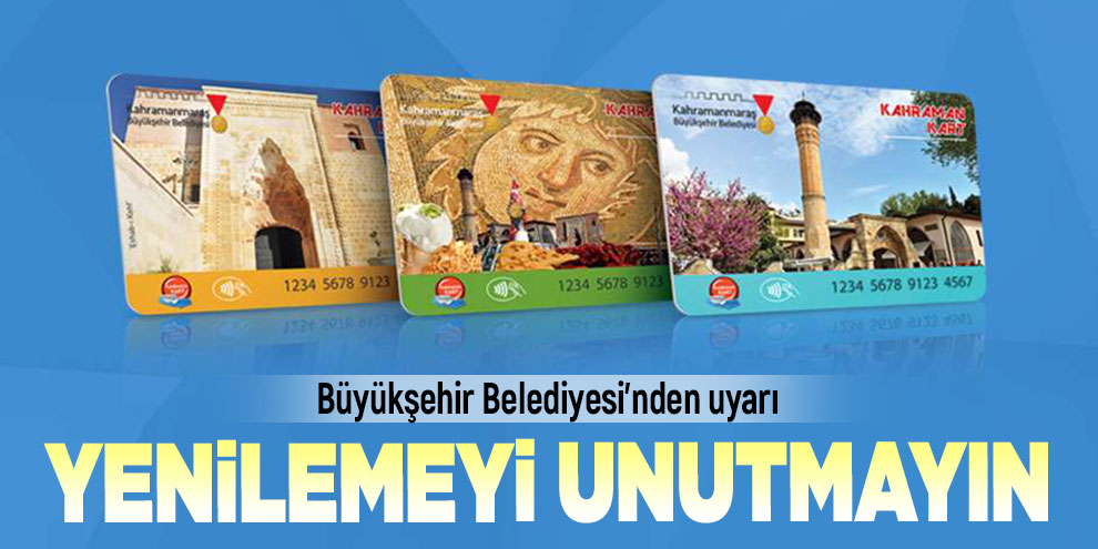 Vizenizi yenilemeyi unutmayın