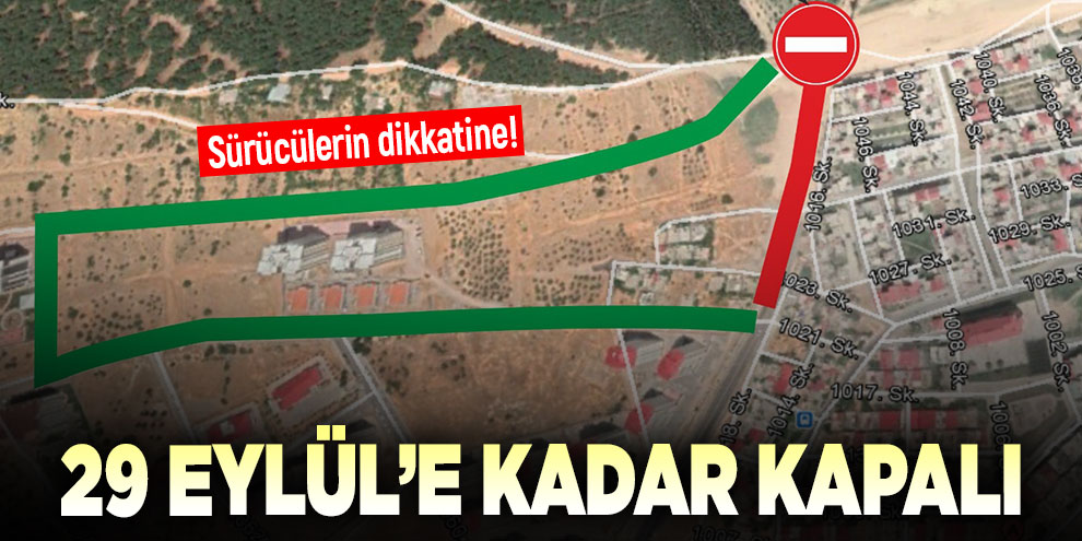 Kuzey çevre yolunda çalışma var