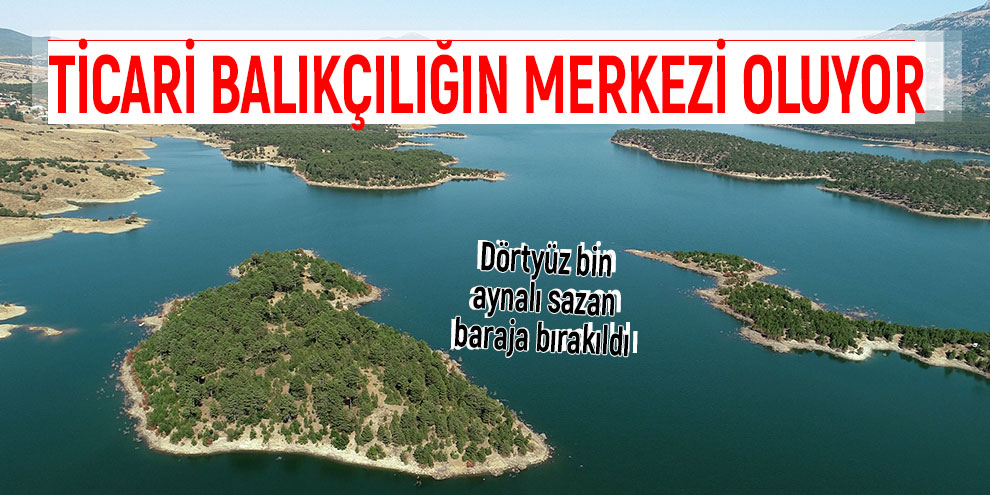 Adatepe Barajı ticari balıkçılığın merkezi oluyor