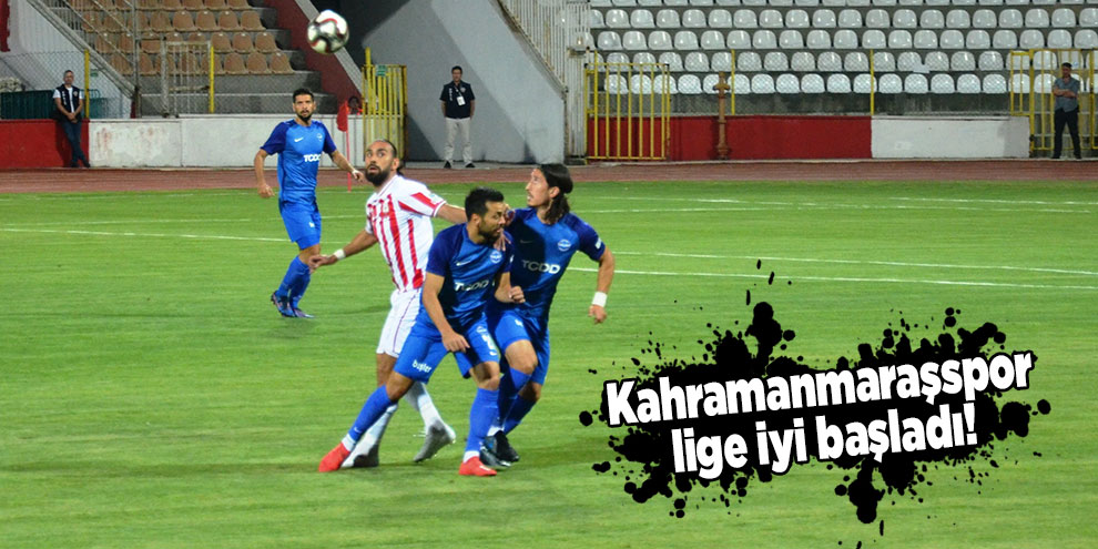 Kahramanmaraşspor lige iyi başladı!