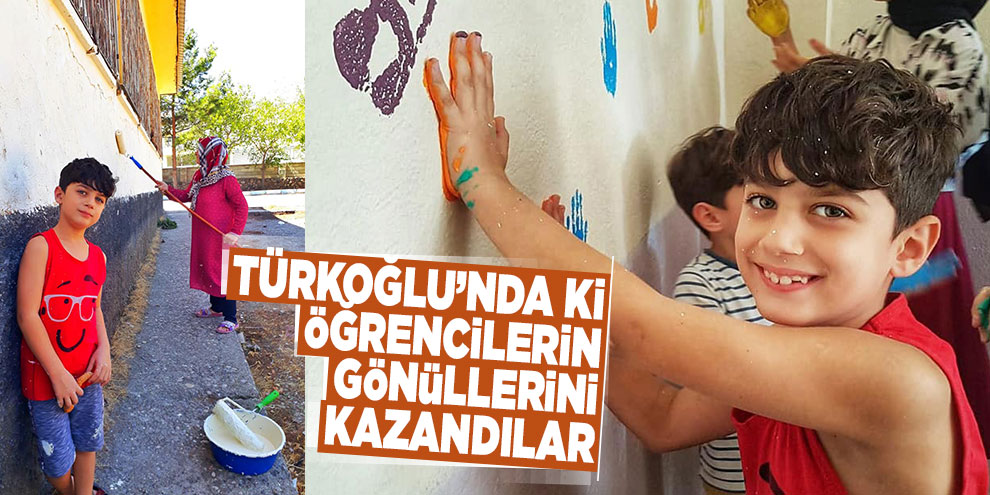 Türkoğlu’nda ki öğrencilerin gönüllerini kazandılar