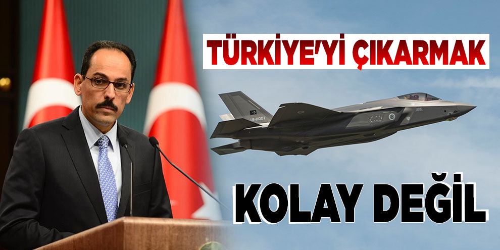 Türkiye'yi F-35 programından çıkarmak kolay değil