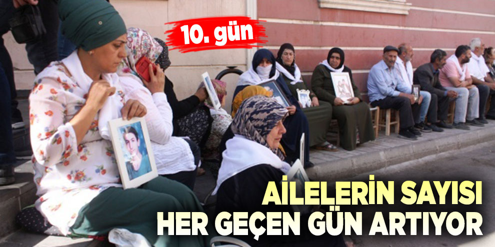 Annelerin HDP önündeki oturma eylemi 10'uncu gününde