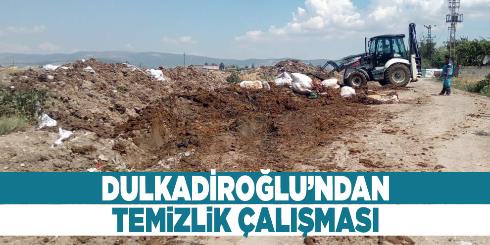 Dulkadiroğlu’ndan temizlik çalışması