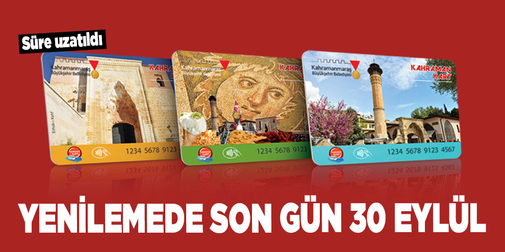 Yenilemede Son Gün 30 Eylül