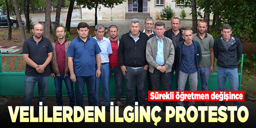 Sürekli öğretmen değişince, velilerden ilginç protesto