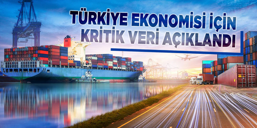 Türkiye ekonomisi için kritik veri açıklandı