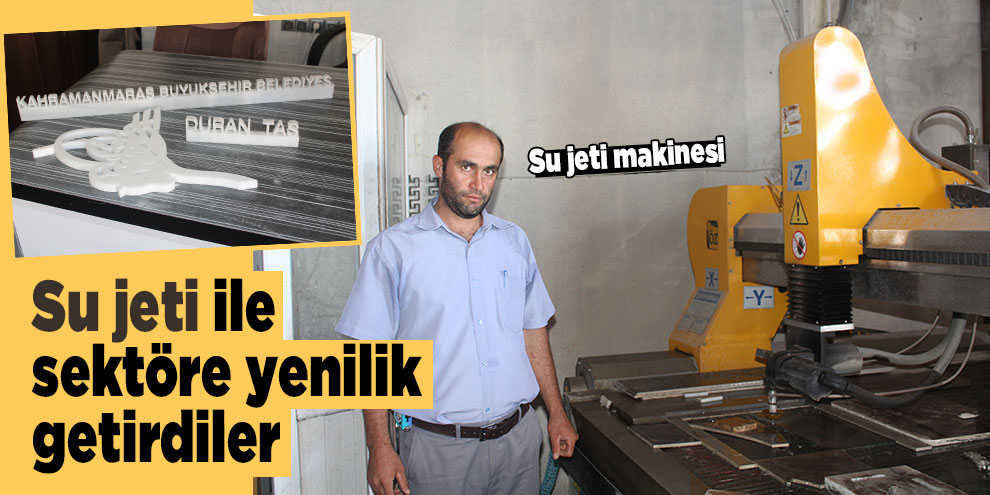 Su jeti ile sektöre yenilik getirdiler