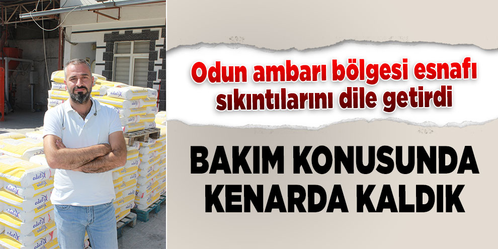 Bakım konusunda kenarda kaldık