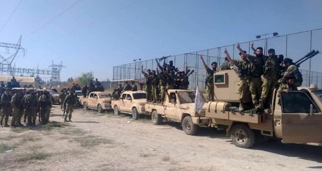 Suriye Milli Ordusu Tel Abyad sınırına doğru ilerliyor