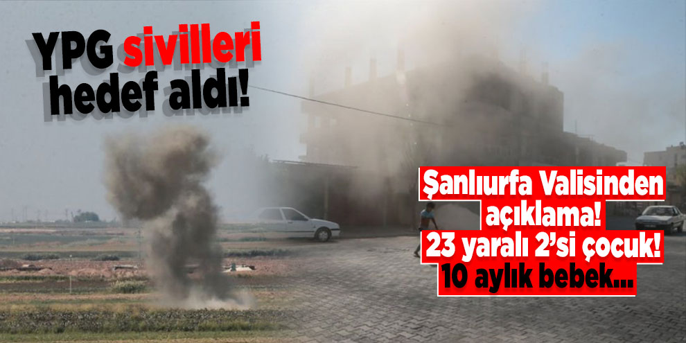 YPG sivilleri hedef aldı! Çok sayıda yaralı